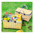 Canasta de picnic para acampar al aire libre
